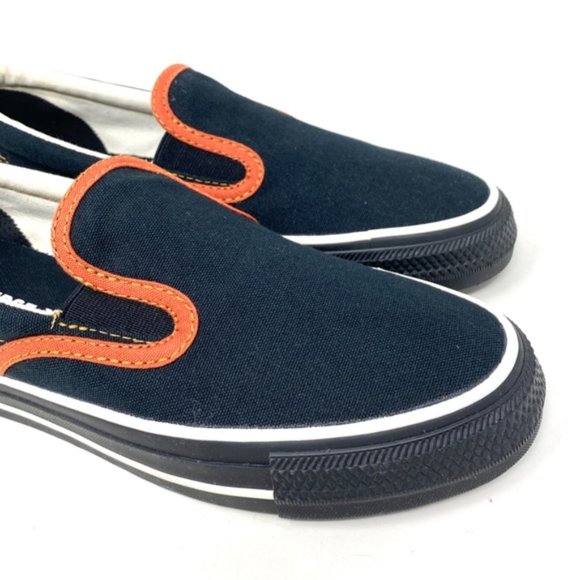Converse Ctas Slip On Low Top Canvas Black Women Sneakers Custom 171852C-BLKORG - Picture 4 of 10